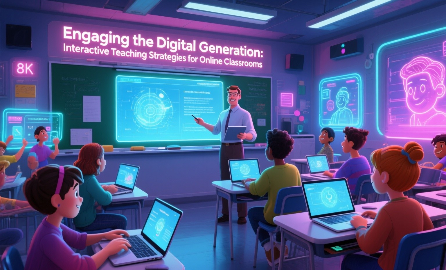 Engaging the Digital Generation: Interactive Teaching Strategies for Online Classrooms